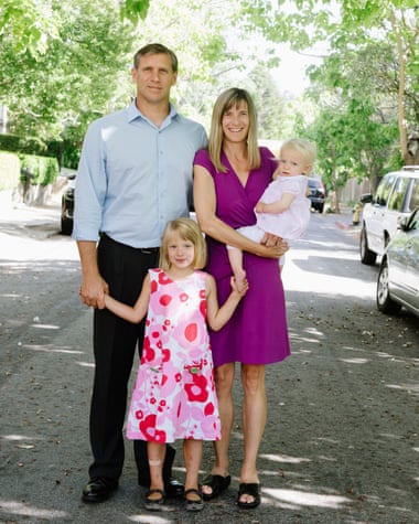 Zoltan Istvan with his family in California.