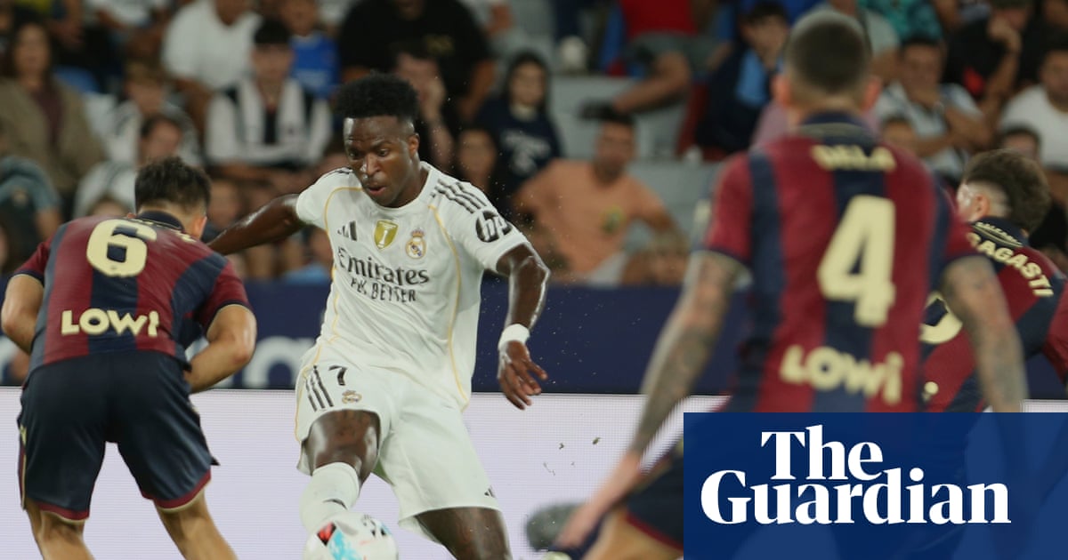 European football: Vinicius and Mbappe lead Real Madrid in rout of Levante