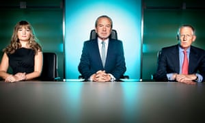 Alan Sugar and The Apprentice board