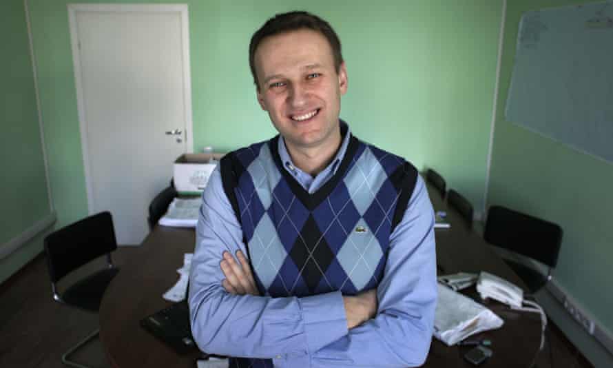 Alexei Navalny fotografado em Moscou em 2010.