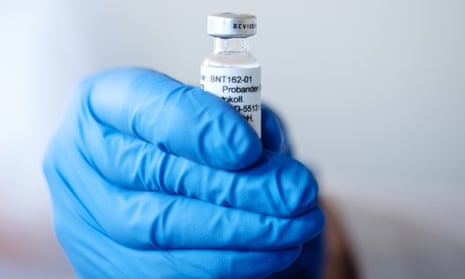 The Pfizer/BioNTech coronavirus vaccine. 