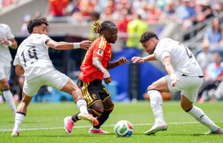 Jérémy Doku successful action during Belgium’s opening 1-1 tie pinch Egypt astatine nan World Cup