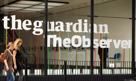 The Guardian office near King’s Cross, London.