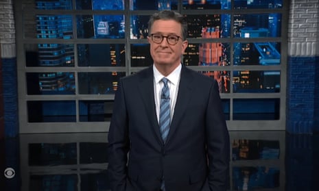 Stephen Colbert on Trump's supreme court defense: 'That is dumb' | Late-night TV roundup | The Guardian