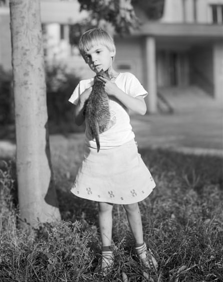Child at Camp for Children of Chornobyl, Bryukhovychi, Ukraine, 1991.