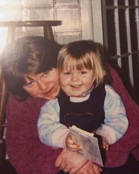 Gwyneth, aged two, with her mother Celia