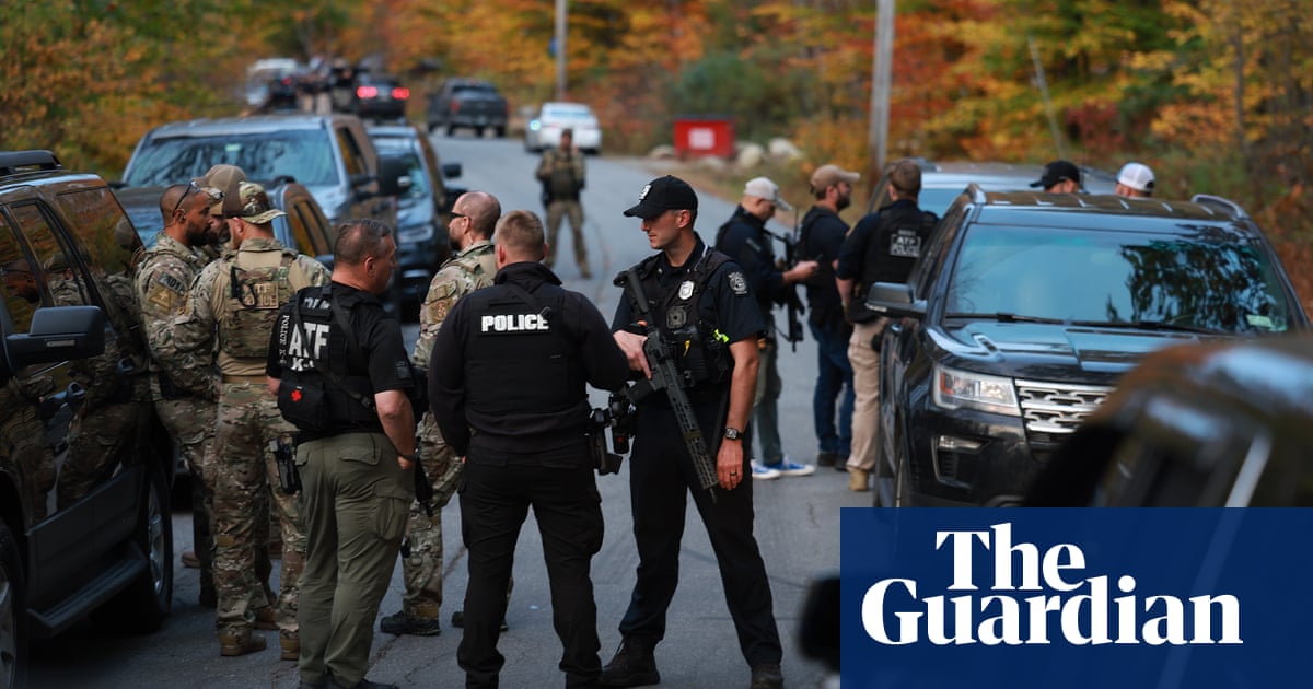 Hunt for Maine shootings suspect enters second day – video report