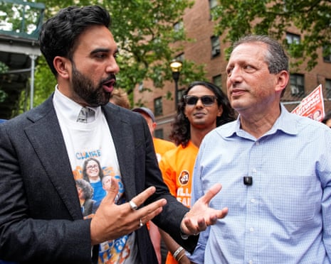 Mamdani campaigns with Lander.