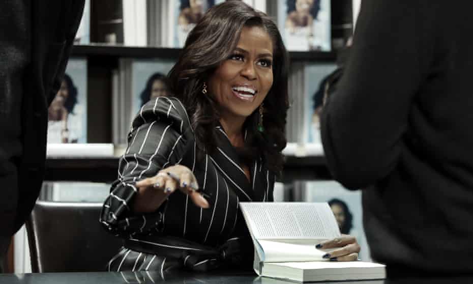Michelle Obama on her book tour: ‘I still have a little Impostor Syndrome.’ 