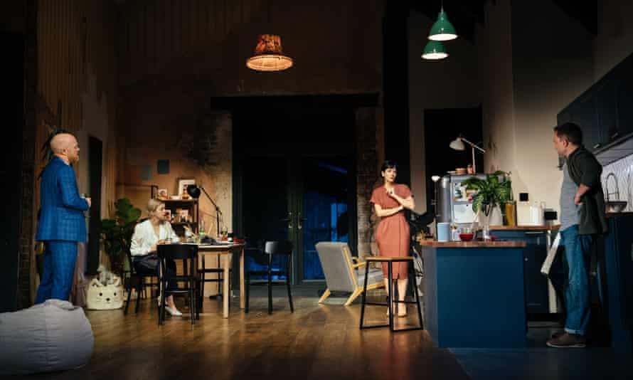 Jake Wood, Julia Chan, Allen and Fraser in 22: A Ghost Story.