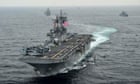 Trump says US warship has destroyed Iranian drone in Strait of Hormuz