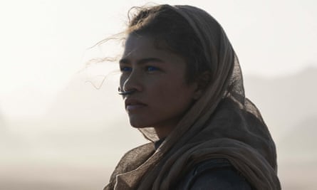 Zendaya as Chani, a Fremen warrior, in Dune: Part One.