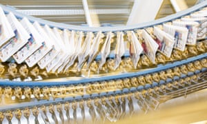 The Guardian being printed