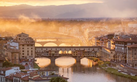 Ponte Vecchio bridge in Florence.