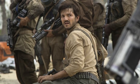 Diego Luna as Cassian Andor in a scene from Rogue One: A Star Wars Story.