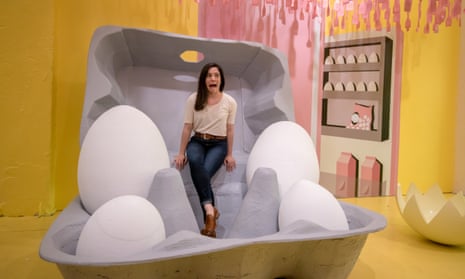 ‘The Egg House is more of a funhouse rather than an exhibit,’ said Biubiu Xu, founder of the Egg House.