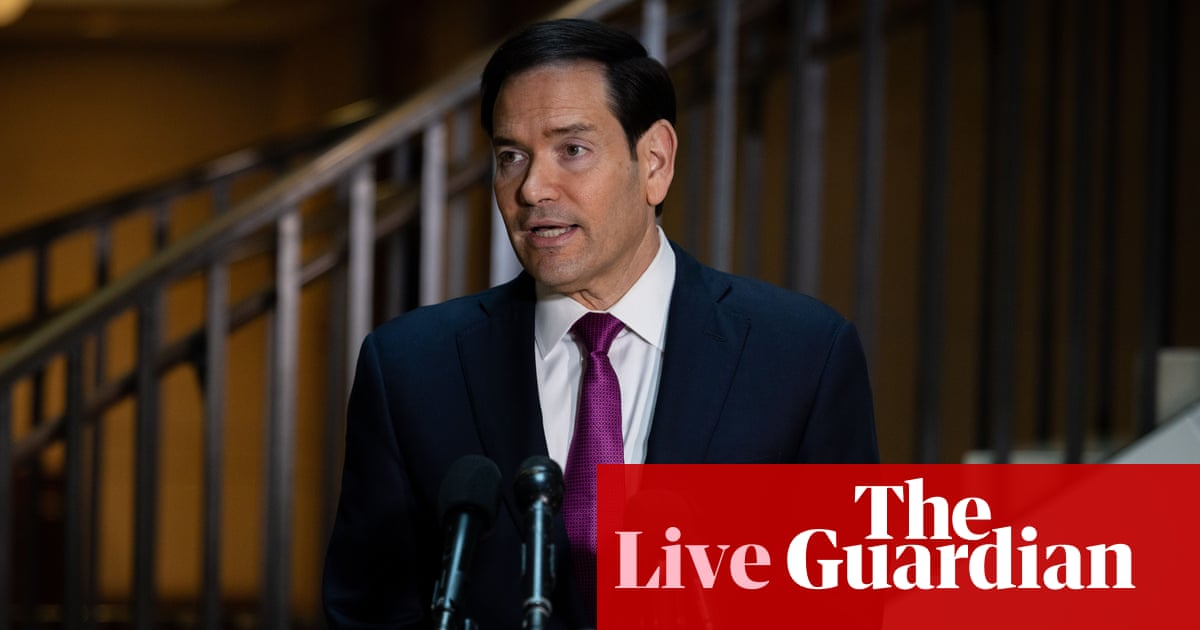 Rubio says US ‘preemptively’ attacked Iran after learning Israel was about to strike as Democrats decry ‘Trump’s war’ - live