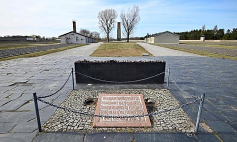 A plaque at the former Nazi concentration camp of Sachsenhausen in Oranienburg, north of Berlin.
