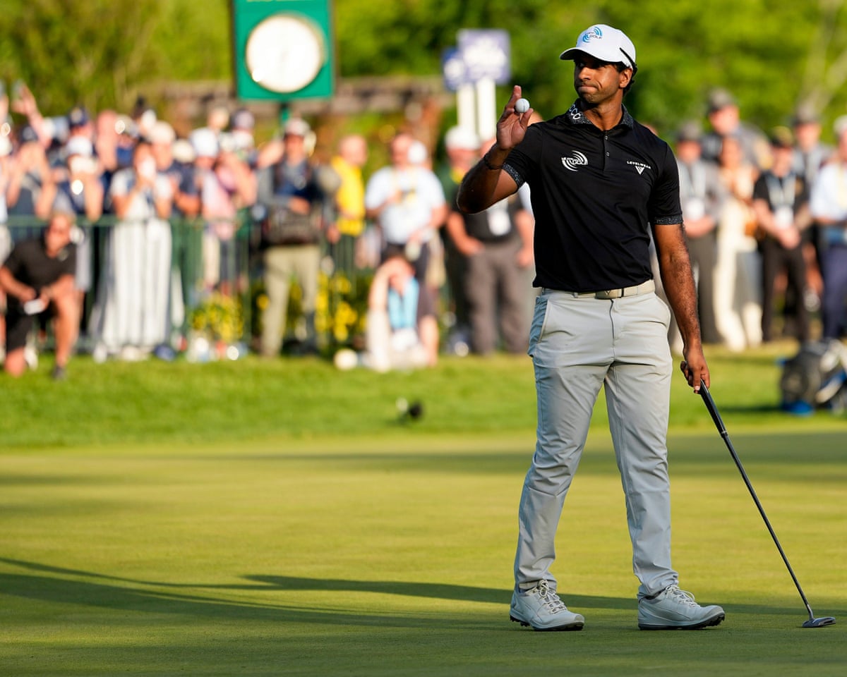 Aaron Rai becomes first English golfer to win US PGA Championship since 1919 | US PGA | The Guardian