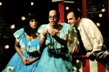 with Sarah Silverman and David Cross in Mr Show.