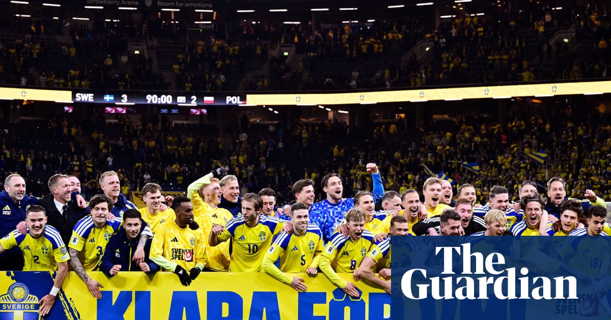 Graham Potter and Sweden revel in second chances to seize World Cup place | Jonathan Wilson