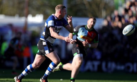 Bath's Finn Russell during the match against Harlequins.