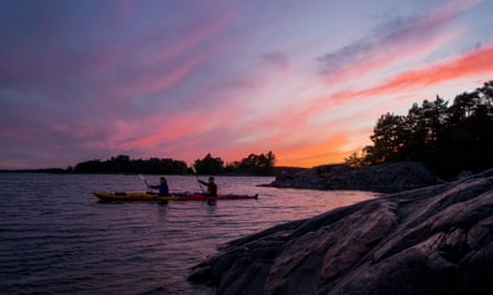 Kayaking with Much Better Adventures.
