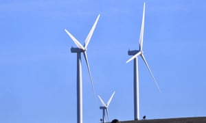 Wind farm turbines east of Canberra