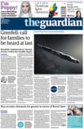 Guardian front page, Tuesday 12 December 2017