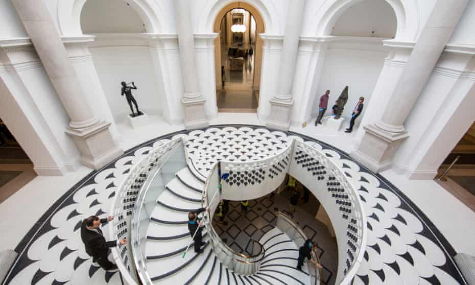 Restoration and renovation work nears completion at Tate Britain.