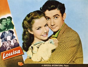 Piper Laurie and Scotty Beckett in Louisa, 1950