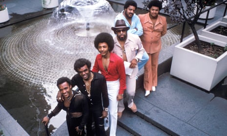 The Isley Brothers, photographed in 1975. 