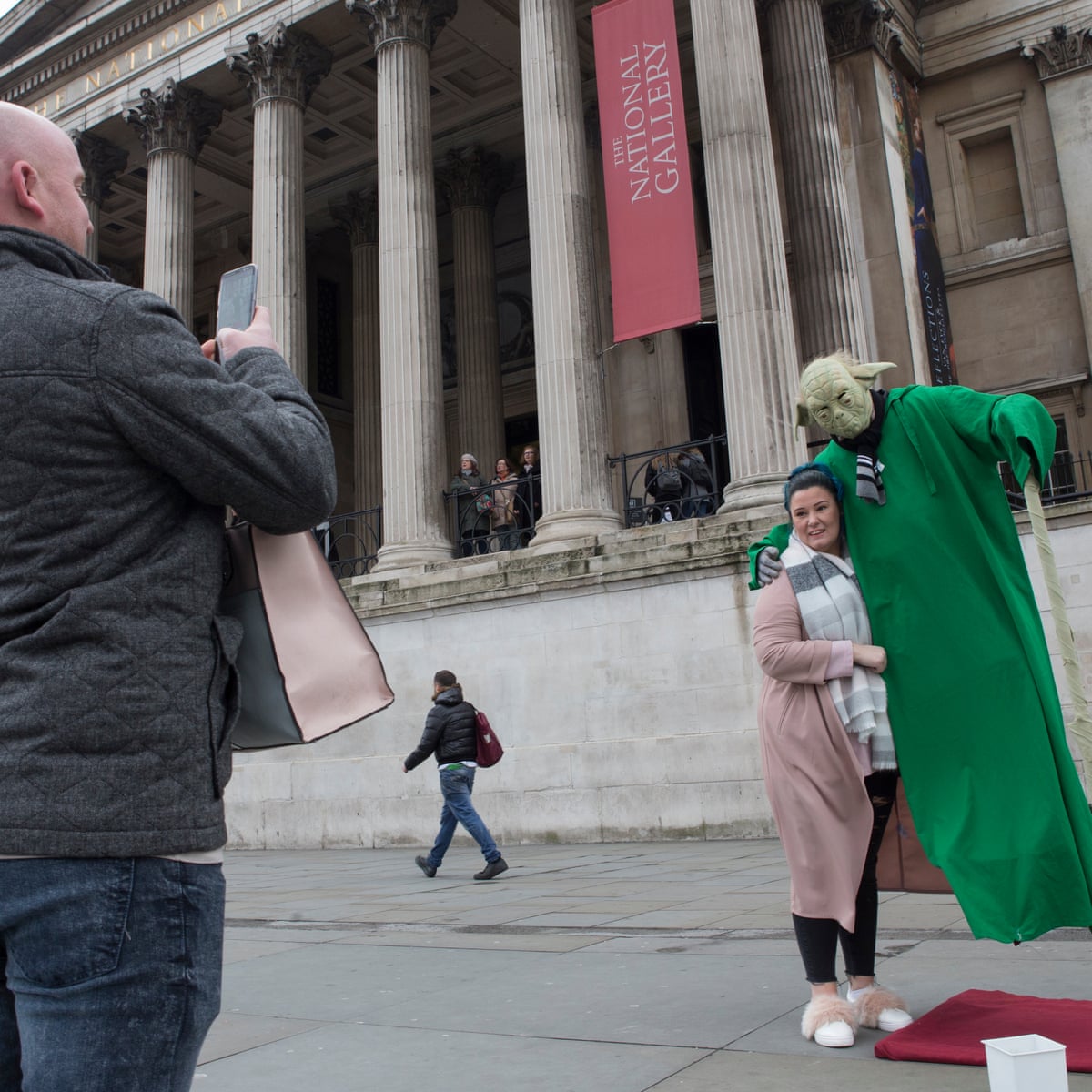 street artists v fine art the battle for trafalgar square museums the guardian