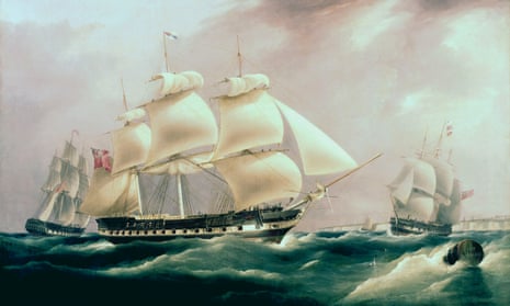 An East Indiaman ship dating from 1815