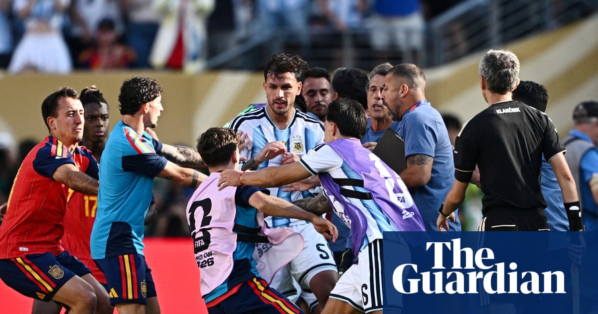 Argentina defeat overshadowed by post-final clashes with Spain