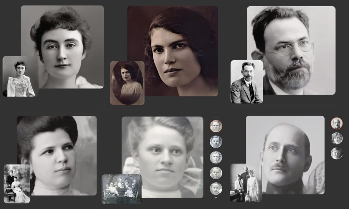 deep nostalgia creepy new service uses ai to animate old family photos artificial intelligence ai the guardian