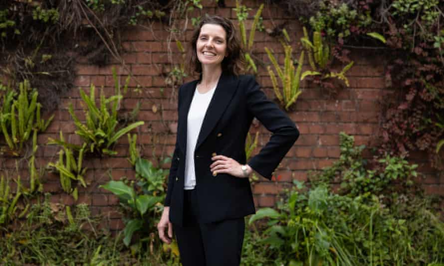 Allegra Spender, an independent candidate who is running against Dave Sharma in the seat of Wentworth in Sydney’s east.