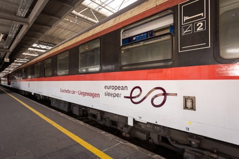 A European Sleeper night train.