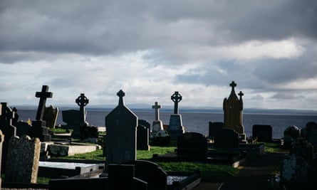A view of Lough Neagh from the old monastery at the Cross of Ardboe.
