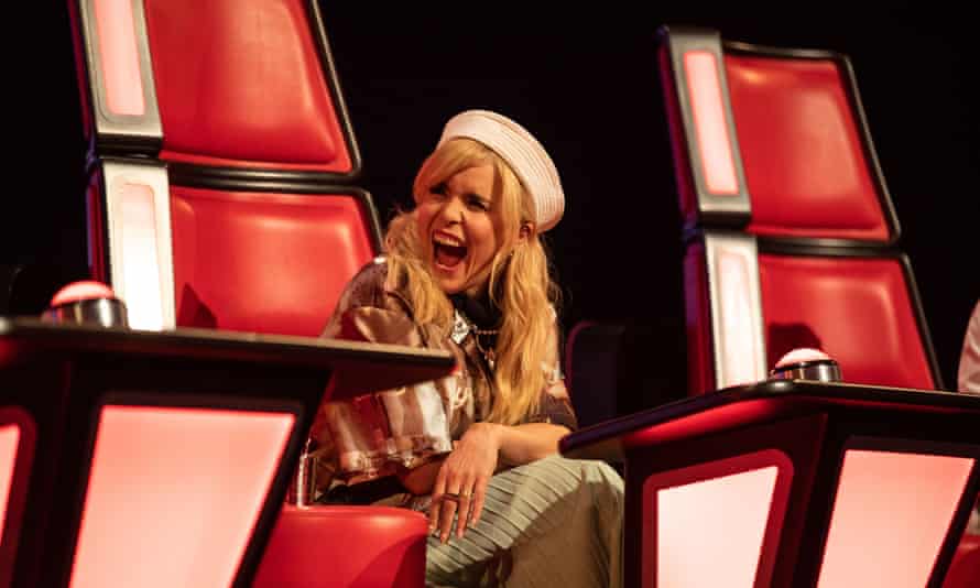 Faith as a judge on The Voice Kids earlier this year.
