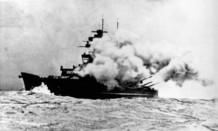 An eyewitness account of the sinking of the Bismarck - archive | Second world war | The Guardian