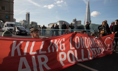 Stop Killing Londoners protest on Tower Bridge, London