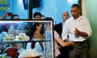 Obama stops off for $6 dinner at streetside restaurant in Vietnam