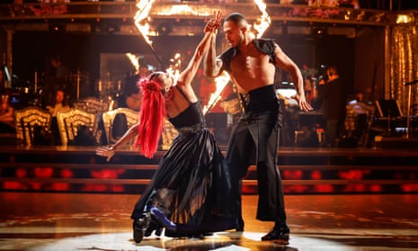 Tyler West &amp; Dianne Buswell on Strictly Come Dancing week 8.