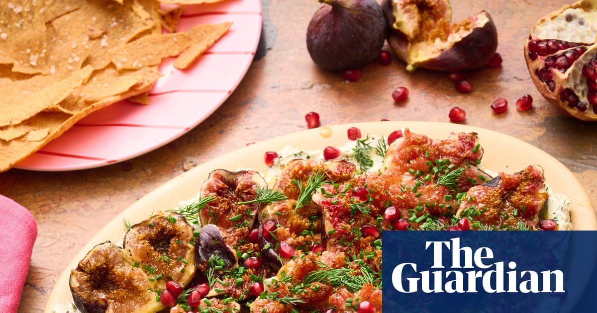 How to pick the best figs? Inspect their bottoms: Alice Zaslavsky's figs on herby labneh with pomegranate dressing recipe