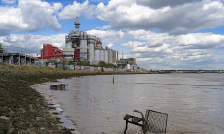 The Proctor and Gamble factory, on the Thames Estuary, across the river from Dartford, where Arnold grew up.