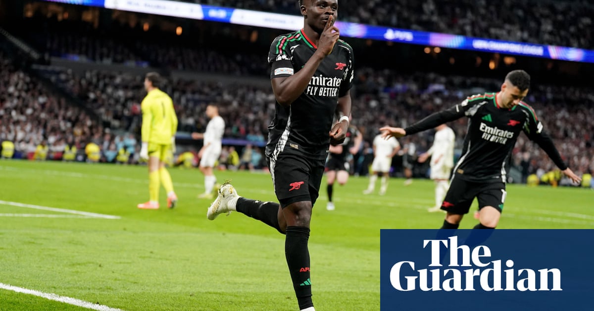 Saka and Martinelli fire Arsenal to last four after famous win at Real Madrid