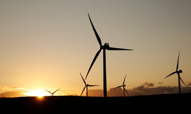 wind turbines in Northumberland