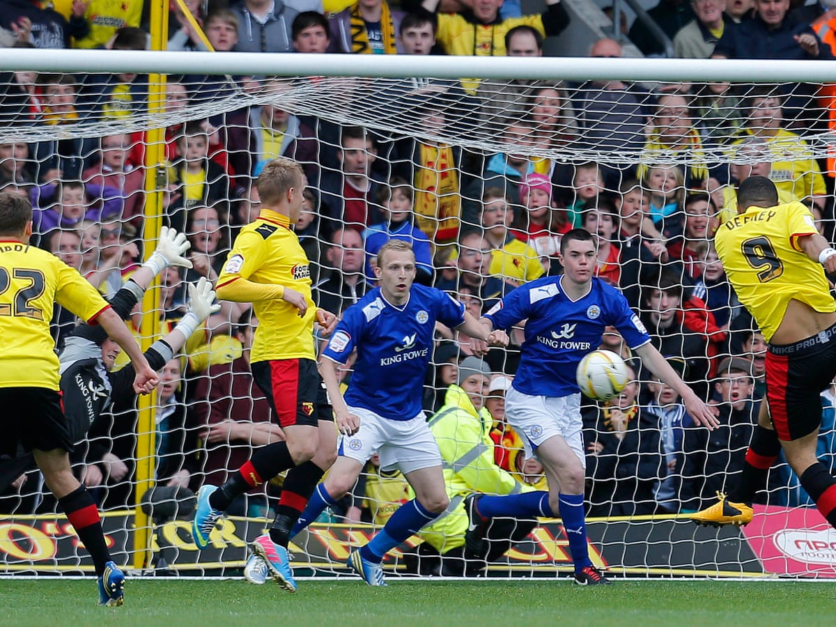 Golden Goal Troy Deeney For Watford V Leicester 13 Watford The Guardian Golden Goal Troy Deeney For Watford V Leicester 13 Watford The Guardian
