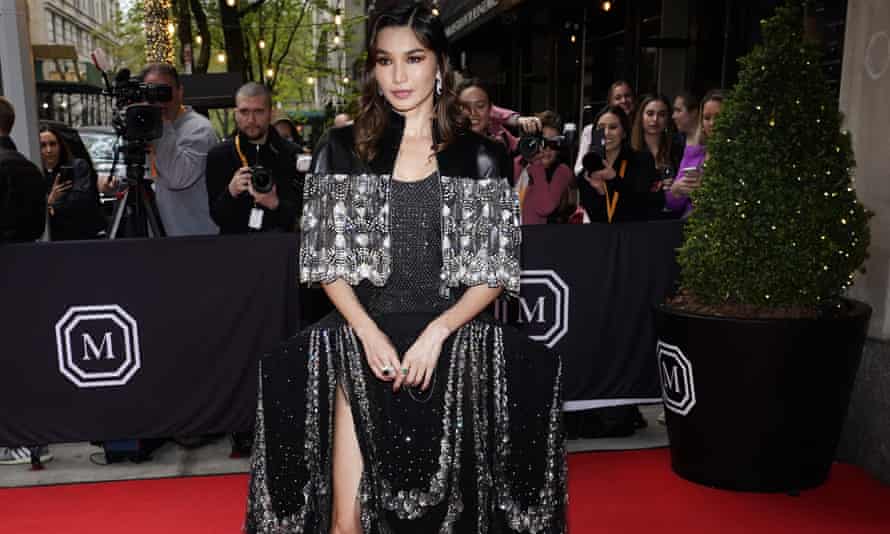 Gemma Chan departs The Mark Hotel